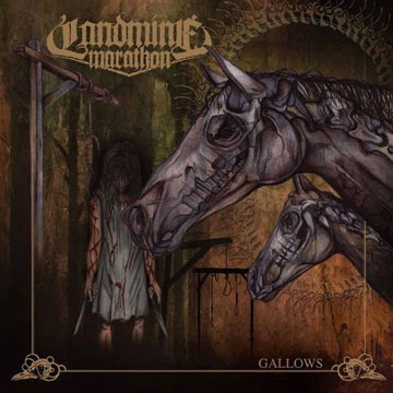 LANDMINE MARATHON "Gallows" LP (Deep Six) Grey Marble